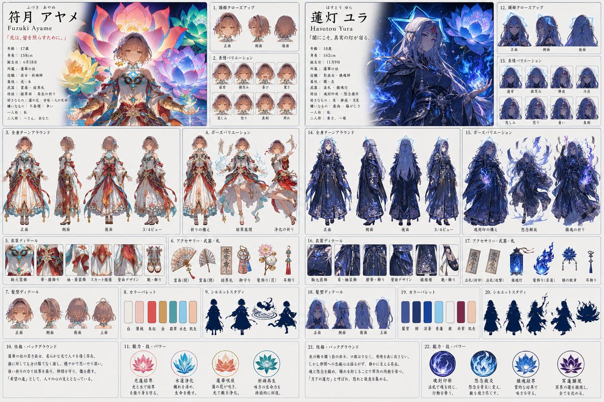 札火ノ乱舞のシンプルキャラクターシート